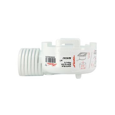 Adaptateur sortie horizontal siphon sihj10-- diamètre Ø 40mm x 50mm x 93mm x 100mm - longueur 137mm Nicoll | ADSIHJ