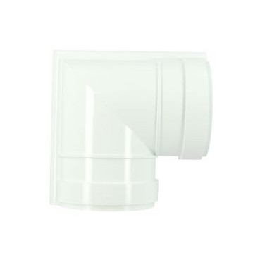 Angle extérieur à joint de gouttière - LG25 couleur Blanc Nicoll | AE25B