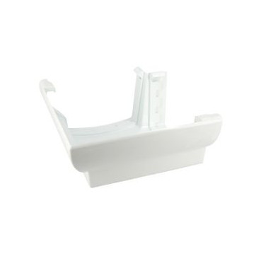 Angle extérieur de gouttière à coller - LG38 couleur Blanc Nicoll | AEC38B