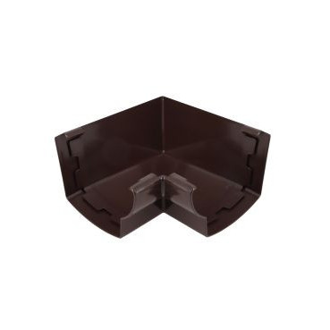 Angle intérieur de gouttière à coller - LG28 couleur Marron Nicoll | AIC28M