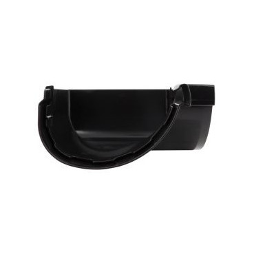 Angle intérieur de gouttière à coller - LG29 couleur Noir Nicoll | AIC29N