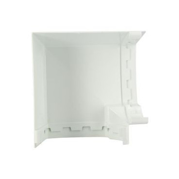 Angle intérieur de gouttière à coller - LG38 couleur Blanc Nicoll | AIC38B