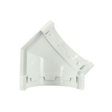 Angle de gouttière à coller - LG25 couleur Blanc Nicoll | ANC525B