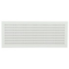 Image du produit : Grille de ventilation à visser ou à coller classique rectangulaire - hauteur 120mm - largeur 299mm couleur Blanc Nicoll | B151