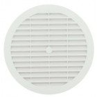 Image du produit : Grille de ventilation à visser ou à coller classique ronde diamètre Ø 175mm couleur Blanc Nicoll | B153