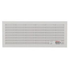 Image du produit : Grille de ventilation à visser ou à coller classique rectangulaire - hauteur 120mm - largeur 299mm couleur Blanc Nicoll | B161