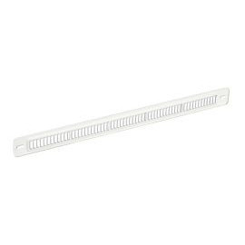 Grille plate pour entrée d'air autoréglable - hauteur 24mm - largeur 4mm - longueur 293mm couleur Blanc Nicoll | B1913