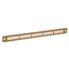 Image du produit : Grille plate pour entrée d'air autoréglable - hauteur 24mm - largeur 4mm - longueur 293mm couleur Marron bois clair Nicoll | B1913C