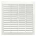 Image du produit : Grille de ventilation à visser ou à coller classique carrée - hauteur 201mm - largeur 201mm couleur Blanc Nicoll | B204