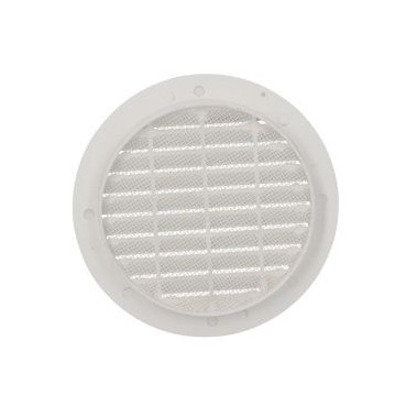 Grille de ventilation pour tuyaux fibre ciment diamètre Ø 100mm x 123mm x 99mm couleur Blanc Nicoll | BC110