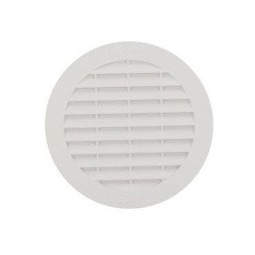 Grille de ventilation pour tuyaux fibre ciment diamètre Ø 100mm x 123mm x 99mm couleur Blanc Nicoll | BC110