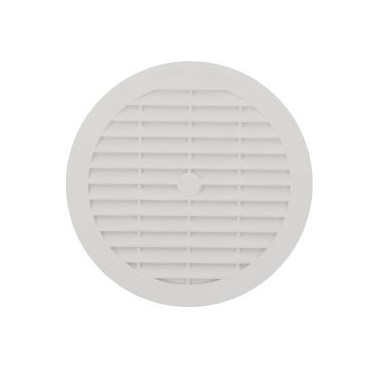 Grille de ventilation pour tuyaux fibre ciment diamètre Ø 135mm x 124mm x 148mm couleur Blanc Nicoll | BC135