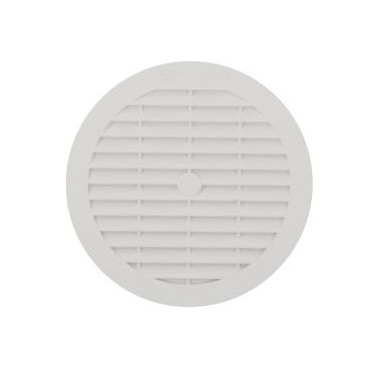 Grille de ventilation pour tuyaux fibre ciment diamètre Ø 135mm x 124mm x 148mm couleur Blanc Nicoll | BC135