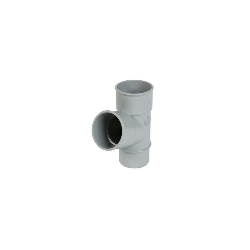 Culotte pour tube de descente cylindrique Ø 50 diamètre Ø 50mm couleur Gris clair Nicoll | BJ16GT