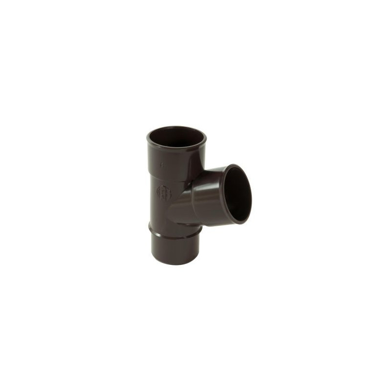 Culotte pour tube de descente cylindrique Ø 50 diamètre Ø 50mm couleur Marron Nicoll | BJ16GTM