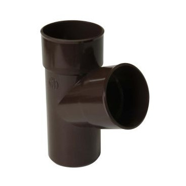 Culotte pour tube de descente cylindrique Ø 80 diamètre Ø 80mm couleur Marron Nicoll | BR16GTM