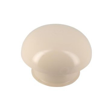 Chapeau de ventilation simple sans moustiquaire diamètre Ø 100mm x 164.5mm couleur Sable Nicoll | CC10S