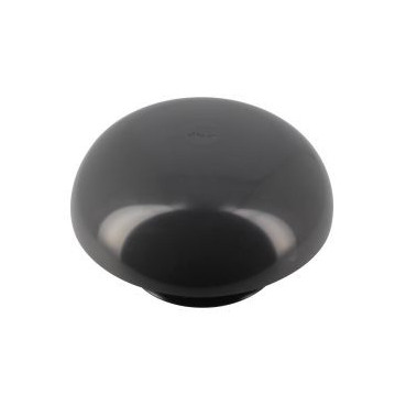 Chapeau de ventilation simple avec moustiquaire diamètre Ø 110mm x 204mm couleur Gris anthracite Nicoll | CC11M