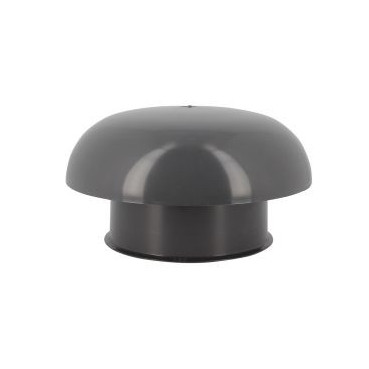 Chapeau de ventilation simple avec moustiquaire diamètre Ø 160mm x 259mm couleur Marron Nicoll | CC16M