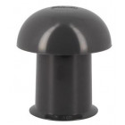 Image du produit : Chapeau de ventilation simple sans moustiquaire diamètre Ø 40mm x 80mm couleur Gris anthracite Nicoll | CC4