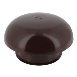 Chapeau de ventilation simple sans moustiquaire diamètre Ø 125mm x 204mm couleur Marron Nicoll | CCT12