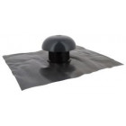 Image du produit : Chapeau de ventilation avec collerette d'étenchéité sans moustiquaire diamètre Ø 80mm - largeur 139mm - longueur 400mm couleur Gris anthracite Nicoll | CD8