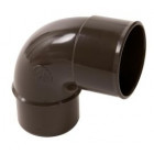 Image du produit : Coude pour tube de descente cylindrique Ø 50 diamètre Ø 50mm couleur Marron Nicoll | CJ8GTM