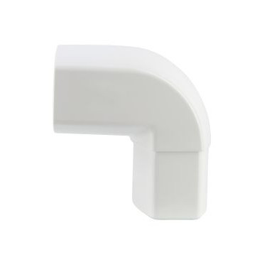 Coude pour tube de descente ovoïde 90x56 diamètre Ø 90mm x 56mm couleur Blanc Nicoll | CN8GTB