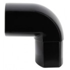 Image du produit : Coude pour tube de descente ovoïde 90x56 diamètre Ø 90mm x 56mm couleur Noir Nicoll | CN8GTN