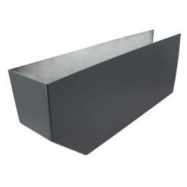 Habillage de pannes - hauteur 225mm couleur Gris anthracite Nicoll | CPAN1006A