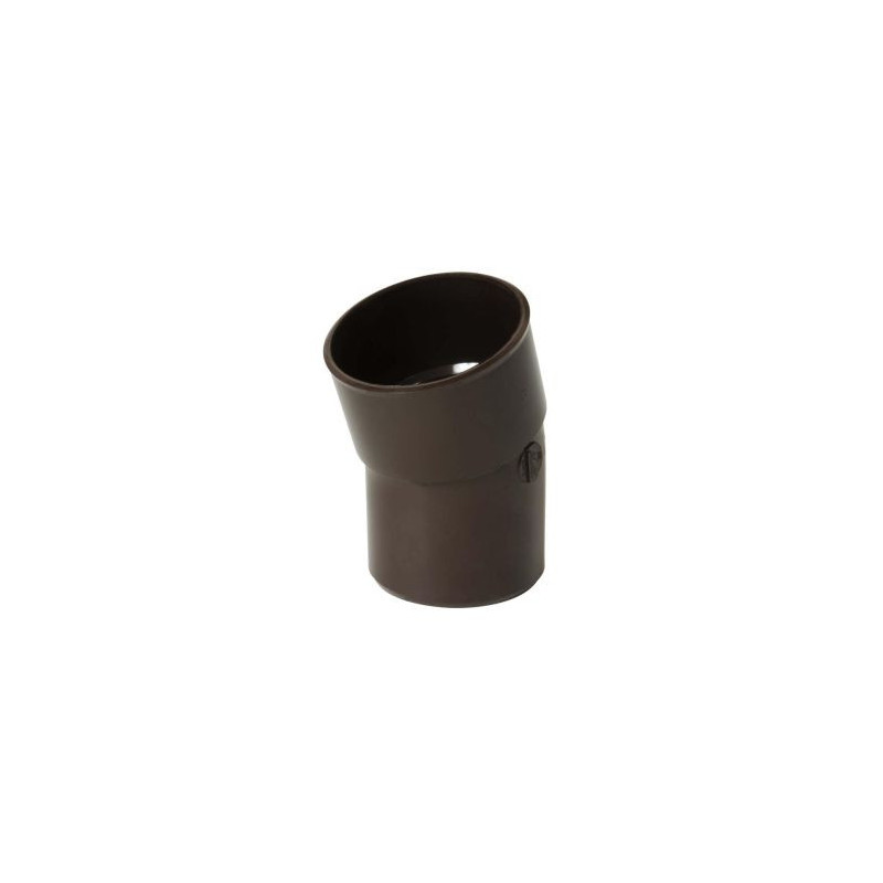 Coude pour tube de descente cylindrique Ø 80 diamètre Ø 80mm couleur Marron Nicoll | CR2GTM