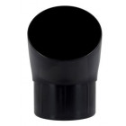 Image du produit : Coude pour tube de descente cylindrique esthétique Ø 80 diamètre Ø 80mm couleur Noir Nicoll | CR4GT1N