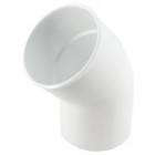 Image du produit : Coude pour tube de descente cylindrique Ø 80 diamètre Ø 80mm couleur Blanc Nicoll | CR4GTB