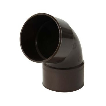 Coude pour tube de descente cylindrique Ø 80 diamètre Ø 80mm couleur Marron Nicoll | CR66GTM