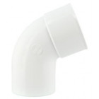 Image du produit : Coude pour tube de descente cylindrique Ø 80 diamètre Ø 80mm couleur Blanc Nicoll | CR6GTB