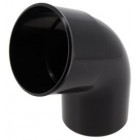 Image du produit : Coude pour tube de descente cylindrique Ø 80 diamètre Ø 80mm couleur Noir Nicoll | CR6GTN