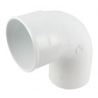 Image du produit : Coude pour tube de descente cylindrique Ø 80 diamètre Ø 80mm couleur Blanc Nicoll | CR8GTB