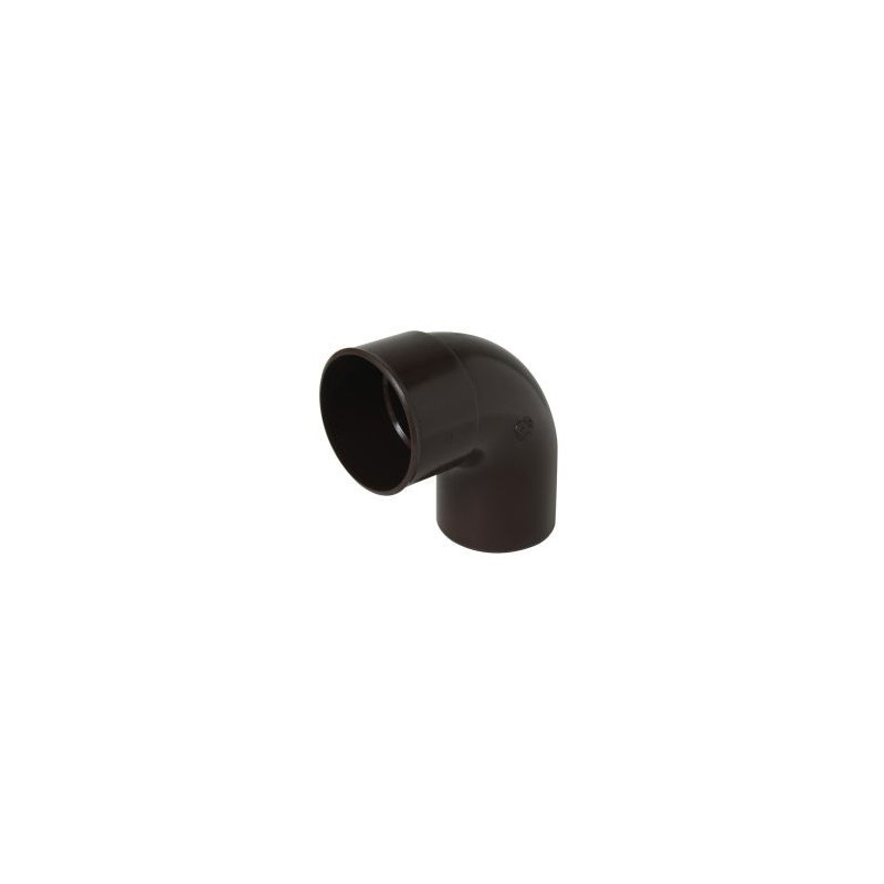 Coude pour tube de descente cylindrique Ø 80 diamètre Ø 80mm couleur Marron Nicoll | CR8GTM