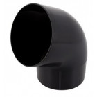 Image du produit : Coude pour tube de descente cylindrique esthétique Ø 100 diamètre Ø 100mm couleur Noir Nicoll | CT6GT1N