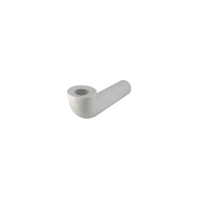 Pipe longue pour WC diamètre Ø 85mm x 107mm x 100mm - longueur 400mm Nicoll | CTW3340