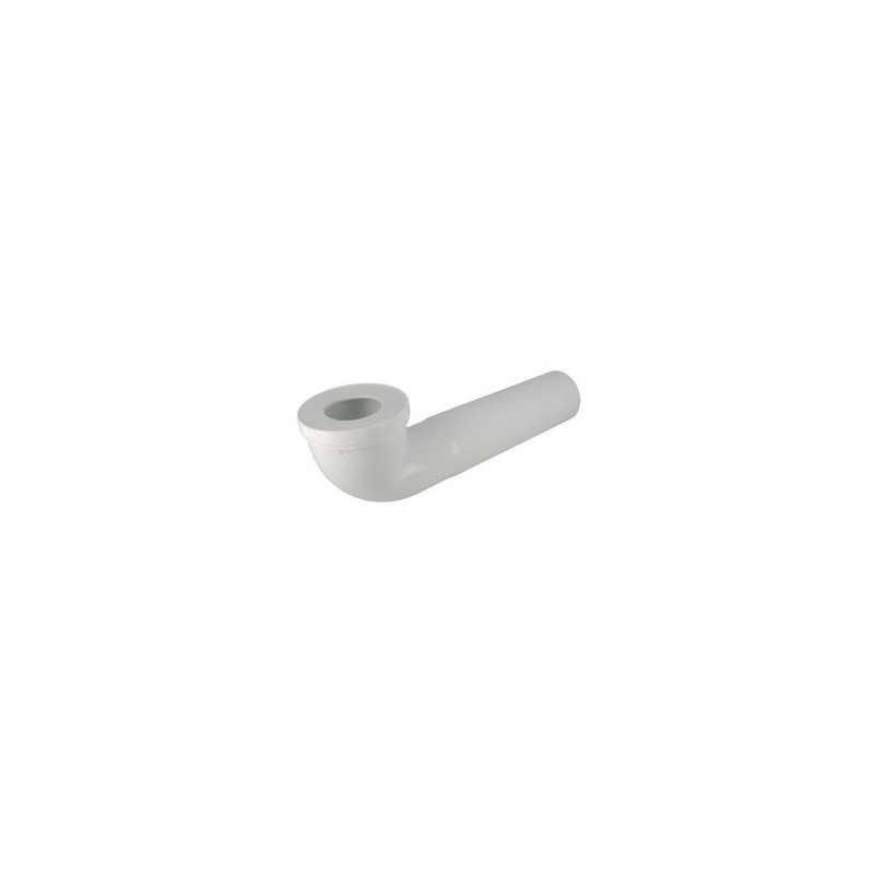 Pipe longue pour WC diamètre Ø 85mm x 107mm x 93mm - longueur 400mm Nicoll | CTW5540