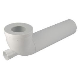 Pipe longue pour WC diamètre Ø 85mm x 107mm x 100mm - longueur 400mm Nicoll | CTWP40