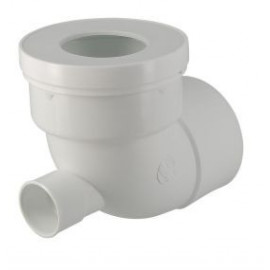 Pipe courte pour WC diamètre Ø 87mm x 107mm x 100mm x 40mm Nicoll | CWP40