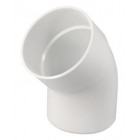 Image du produit : Coude pour tube de descente cylindrique Ø 125 diamètre Ø 125mm couleur Blanc Nicoll | CX4GTB