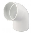 Image du produit : Coude pour tube de descente cylindrique Ø 125 diamètre Ø 125mm couleur Blanc Nicoll | CX6GTB