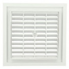 Image du produit : Grille de ventilation à sceller démontable et à fermeture carrée - hauteur 176mm - largeur 176mm couleur Blanc Nicoll | D104