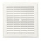 Image du produit : Grille de ventilation à sceller démontable et à fermeture carrée - hauteur 201mm - largeur 201mm couleur Blanc Nicoll | D154