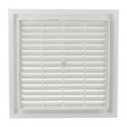 Image du produit : Grille de ventilation à sceller démontable et à fermeture carrée - hauteur 223mm - largeur 223mm couleur Blanc Nicoll | D214