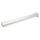 Image du produit : Dauphin pour tube de descente ovoïde 105x76 diamètre Ø 105mm x 76mm couleur Blanc Nicoll | DDF10MB