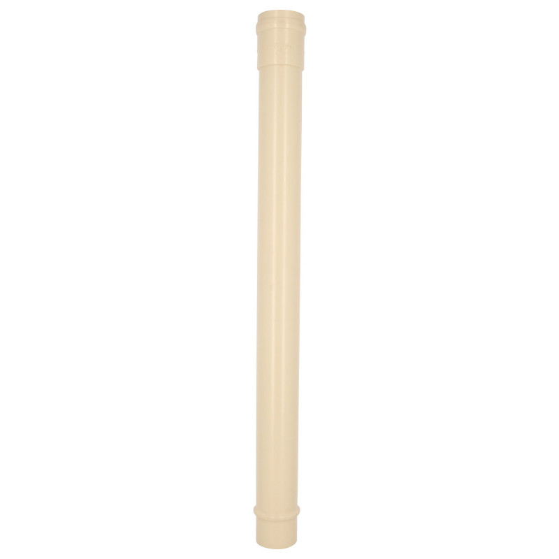 Dauphin droit pour tube de descente cylindrique Ø 80 diamètre Ø 80mm couleur Sable Nicoll | DDF10RS